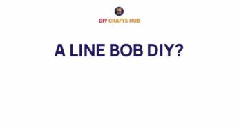 Transform Your Space: The Art of a Line Bob DIY Project