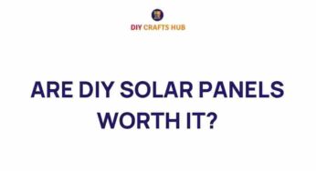 The Surprising Truth: Are DIY Solar Panels Worth the Investment?