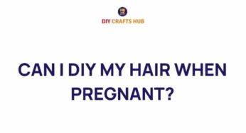 Can DIY Hair Care Be Safe During Pregnancy? Expert Insights Revealed