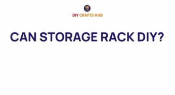 Unlocking Space: The Art of a DIY Storage Rack