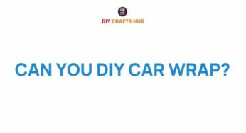 Unleashing Creativity: Can You DIY Your Own Car Wrap?
