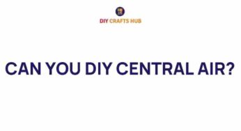 Can You DIY Central Air? Unveiling the Secrets of Home Cooling