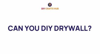 Master the Art of DIY Drywall: Transform Your Space with Ease