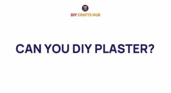 Unleash Your Creativity: Can You DIY Plaster for Stunning Interiors?