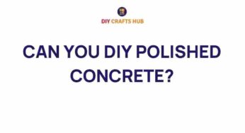 Unlock the Secrets: Can You DIY Polished Concrete?