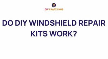 Do DIY Windshield Repair Kits Really Work? Uncovering the Truth