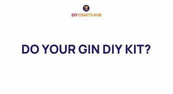 Unleash Your Inner Distiller with a DIY Gin Kit Adventure