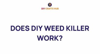 The Truth Behind DIY Weed Killers: Do They Really Work?