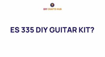 Unlock Your Creativity with the ES 335 DIY Guitar Kit