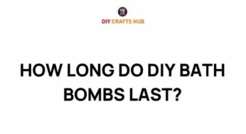 The Surprising Longevity of DIY Bath Bombs: What You Need to Know