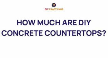 Unveiling the True Cost of DIY Concrete Countertops: What to Expect