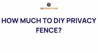 Uncovering the True Cost: How Much to DIY Your Privacy Fence?