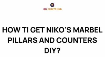 Unlocking the Secrets to Niko’s Marble Pillars and Counters DIY
