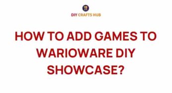 Unleashing Creativity: How to Add Games to WarioWare DIY Showcase