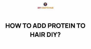 Unlock the Secret: How to Add Protein to Your Hair at Home