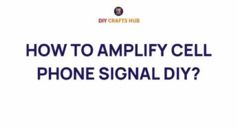 Unlocking the Secrets: How to Amplify Your Cell Phone Signal at Home