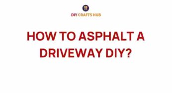 Mastering the Art of Asphalt: Your DIY Driveway Guide