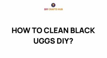 Unlock the Secrets: How to Clean Black UGGs Like a Pro
