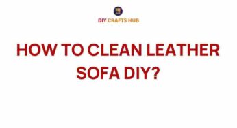 Mastering the Art of Leather Care: A DIY Guide to Reviving Your Sofa