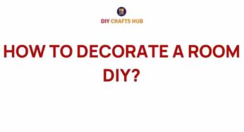 Transform Your Space: DIY Room Decor Ideas to Inspire You