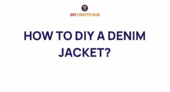 Unleash Your Creativity: Transforming a Denim Jacket into a Unique Masterpiece