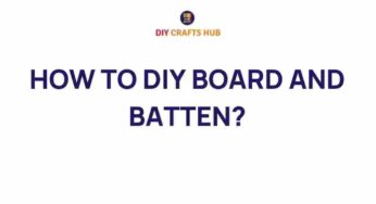 Unlock the Charm of Your Home: A DIY Board and Batten Guide