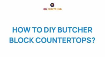 Transform Your Kitchen: How to DIY Butcher Block Countertops