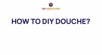 Transforming Your Space: A Guide to DIY Douching Essentials