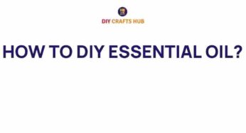 Unlocking the Secrets: How to DIY Essential Oils at Home