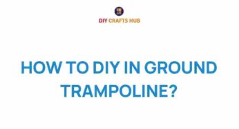 Discover the Secrets of Building Your Own In-Ground Trampoline