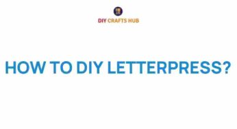 Unlocking the Art of DIY Letterpress: A Step-by-Step Guide