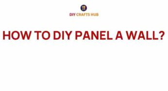 Transform Your Space: How to DIY Panel a Wall Like a Pro