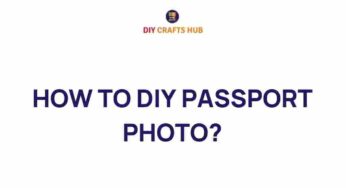Mastering the Art of DIY Passport Photos: A Step-by-Step Guide