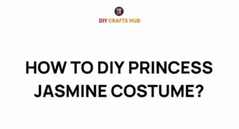 Unleash Your Inner Princess: Crafting a Jasmine Costume at Home