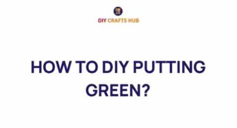 Transform Your Backyard: How to DIY Your Own Putting Green