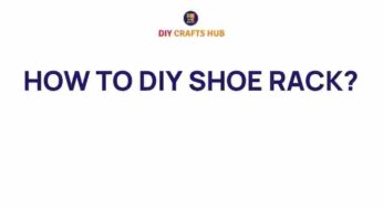 Transform Your Space: How to DIY a Stylish Shoe Rack