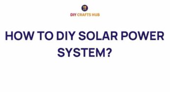 Unlocking Solar Power: Your Guide to DIY Energy Independence