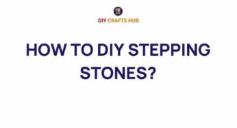 Unlock Your Creativity: How to DIY Stunning Stepping Stones