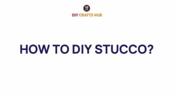 Unlock the Secrets of DIY Stucco: Transform Your Space Today