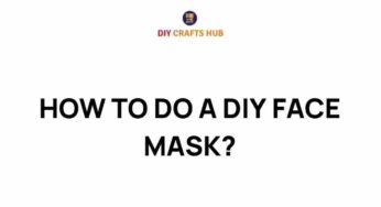 Unlock the Secrets of DIY Face Masks: Your Skin Will Thank You!