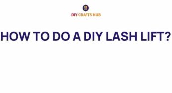 Unlock the Secrets: A Step-by-Step Guide to DIY Lash Lifts