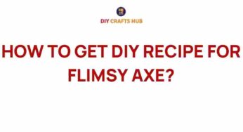 Unleashing Your Inner Craftsman: The DIY Recipe for a Flimsy Axe
