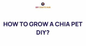 Unleash Your Green Thumb: How to Grow a Chia Pet at Home