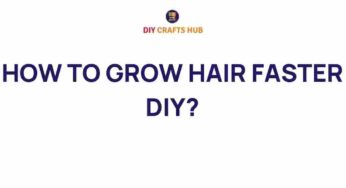 Unlocking the Secrets: How to Grow Hair Faster with DIY Techniques