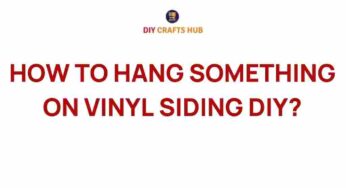 Mastering the Art of Hanging on Vinyl Siding: A DIY Guide