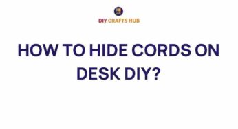 Mastering the Art of Cord Concealment: Transform Your Workspace