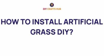 Transform Your Space: How to Install Artificial Grass DIY