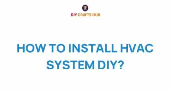 Unlocking Comfort: A Step-by-Step Guide to DIY HVAC Installation
