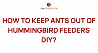 Ingenious Ways to Keep Ants Out of Your Hummingbird Feeders
