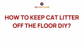 Mastering the Art of Cat Litter Management: DIY Solutions That Work